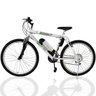 Bicicleta Elétrica TecCity 12a/h Motor Traseiro 350w - cor: Branco com Amortecedo - 1