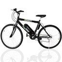Ver imagem 1 de Bicicleta Elétrica Teccity 12a/h Motor Traseiro 350w - Cor: Preto com Amortecedo