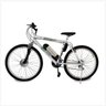 Bicicleta Elétrica TecCity 12a/h Motor Dianteiro 350w - cor: Branco com Amortecedor - 1