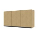 Ver imagem 2 de Armário Aéreo Planejado 3 Portas 120cm Nara CabeCasa MadeiraOriginals Bege/Avena