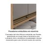Armário de Cozinha Porta Temperos Condimentos 20x53 cm 100% MDF Vitória Rimo Branco ii Móveis Rimo - 5