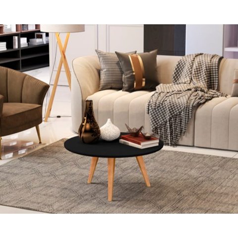 Mesa Mesinha Centro Dubai Preto Fosco