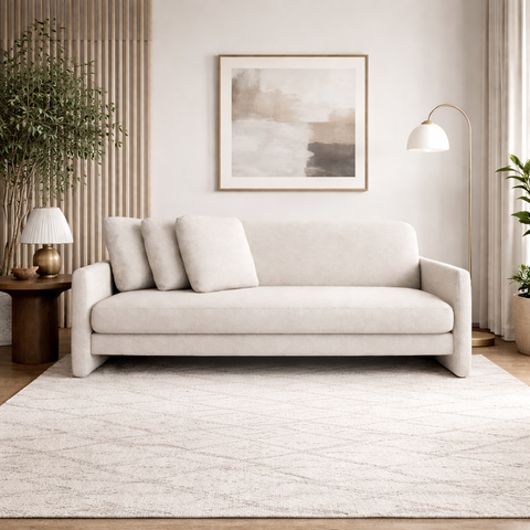 Sofá 3 Lugares Reclinavel Sala Moderna Vira Cama Moderno