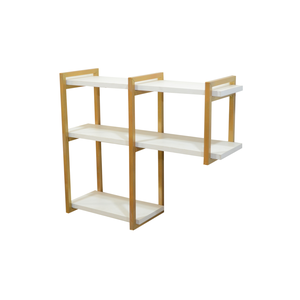 nicho INVERTIDO metalon 70X20  BRANCO/DOURADO  METALICO 04