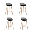 Ver imagem 2 de Conjunto 4 Banquetas Média com Base de Aço Monaco Fratini