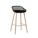 Ver imagem 4 de Conjunto 4 Banquetas Média com Base de Aço Monaco Fratini