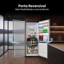 Ver imagem 3 de Geladeira Hisense Inverse Frost Free Inverter 417L RB422 Inox 110V