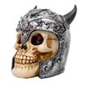 Enfeite Caveira Capacete Chifres Viking Crânio Resina - 2