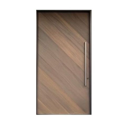 Porta Pivotante em Peroba C Acab Transparente e Pux Metal Bronze 1,00 X 2,10 M ( L X a )