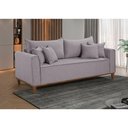 Ver imagem 3 de Sofá 4 Lugares Living Linho M-46 Martins Cinza