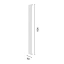 Ver imagem 2 de Arandela Astraled Wezar 90cm Led Bivolt Branco Ad-4078