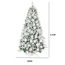 Ver imagem 2 de Arvore Natalina Montreux 1020 Tips Branco 2,1m