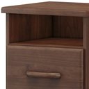 Ver imagem 7 de Mesa de Cabeceira 2 Gavetas Madeira Maciça Zahav F06 Café - Lyam Decor