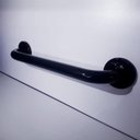 Ver imagem 2 de Barra de Apoio para Banheiro Alumínio Preto 30 Cm