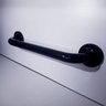 Barra de Apoio para Banheiro Alumínio Preto 45 Cm - 2