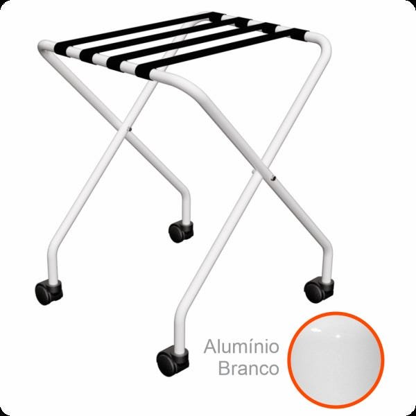 Suporte para Mala Alumínio Branco - 4