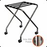 Suporte para Mala Inox Polido Com Rodízio - 4