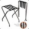 Suporte para Mala Inox Polido Com Rodízio - 3