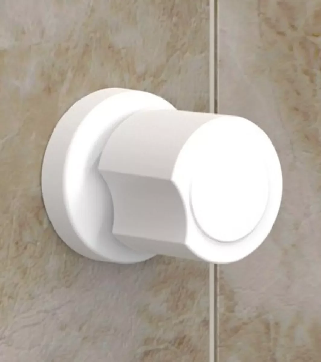 Ver imagem 3 de ACABAMENTO PARA REGISTRO EM ABS C40 BLUKIT BRANCO PADRÃO DECA E DOCOL