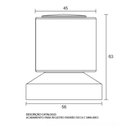 Ver imagem 2 de ACABAMENTO PARA REGISTRO EM ABS C40 BLUKIT BRANCO PADRÃO DECA E DOCOL