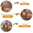 Ver imagem 6 de Mesa para Sala de Jantar Noronha Moderna Mobília Cinamomo Imbuia