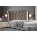Ver imagem 2 de Cabeceira de Cama Box Luxo Casal 140 Cm Suede Capuccino do Lar Móveis