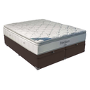 Ver imagem 1 de Cama Box com Baú Queen Marrom e Colchão Freedom Ortobom D33