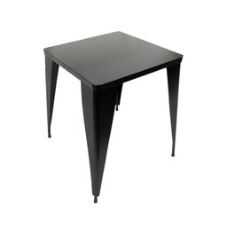 Conjunto Mesa Industrial em Aço Iron Tolix com 2 Cadeiras Preta - 3