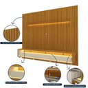 Ver imagem 6 de Rack com Painel para TV 90 Polegadas com LED 100% MDF 250cm x 260cm Casuá Marrom Naturale Off Whit