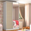 Ver imagem 1 de Guarda Roupa Closet Compact 120cm 02 Portas com Espelho RC2005.1E Nova Móbile