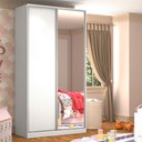 Ver imagem 2 de Guarda Roupa Closet Compact 120cm 02 Portas com Espelho RC2005.1E Nova Móbile
