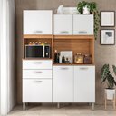 Ver imagem 1 de Cozinha Compacta Harmonia Amêndola Touch Branco Demóbile