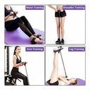 Ver imagem 2 de Extensor Elástico Pedal de Puxar Fitness Pulseira de Exercícios Abdominais para Treino de Barriga