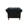 Poltrona Chesterfield Duque Dom Pedro Capitonê - Couríssimo Preto - 6