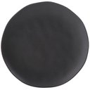 Ver imagem 2 de Kit 12 Pratos Rasos Orgânico Preto Matte 26,5cm Cerâmica Mesa Posta Porto Brasil
