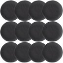 Ver imagem 1 de Kit 12 Pratos Rasos Orgânico Preto Matte 26,5cm Cerâmica Mesa Posta Porto Brasil