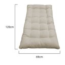 Ver imagem 2 de Kit Almofadas Para Poltrona com Puff Costela Suede Bege