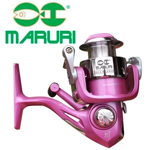 Kit Pesca Feminino Rosa Maruri Molinete Vara 1,80m Acessório