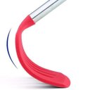 Ver imagem 3 de Espatula de Silicone Cabo de Metal 34,5cm Vermelha