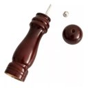 Ver imagem 3 de Moedor de Pimenta e Sal Madeira Moinho Cerâmica 20cm