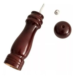 Moedor de Pimenta e Sal Madeira Moinho Cerâmica 20cm - 3