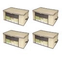 Ver imagem 1 de Kit 04 Caixa Organizadora em TNT com Visor 45 x 45 x 20cm