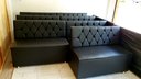 Ver imagem 3 de POLTRONA SOFA BOOTH CAPITONE Á MÃO COR PRETO