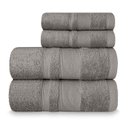 Ver imagem 2 de Jogo de Toalha Banhão Master 100% Algodão 4 Peças Gramatura 550 Cinza Dove