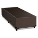 Ver imagem 1 de Cama Box Solteiro 0,88m E 38cm De Altura Suede Prince Marrom