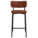 Ver imagem 6 de Banqueta Alta Bar Estofada Kit 3 Ella M25 Sintético Whisky - Mpozenato