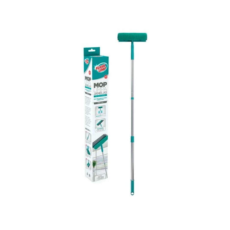 Mop Limpa Janelas Com Cabo Extensível MOP6071 - Flash Limp
