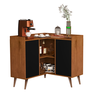 Aparador De Canto em L 4747cor Caramelo / Preto - Comprar Moveis em Casa - 3