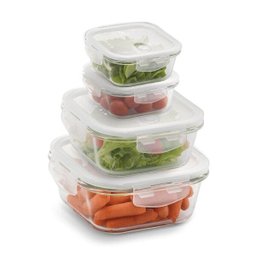 Conjunto de Potes Herméticos de Vidro - 04 Unidades - Electrolux - 2