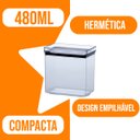 Ver imagem 4 de Pote Hermético Lumini Quadrado 1300ml - Paramount